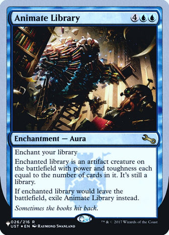 Animate Library (Unfinity Foil Edition) [The List] - Destination Retro