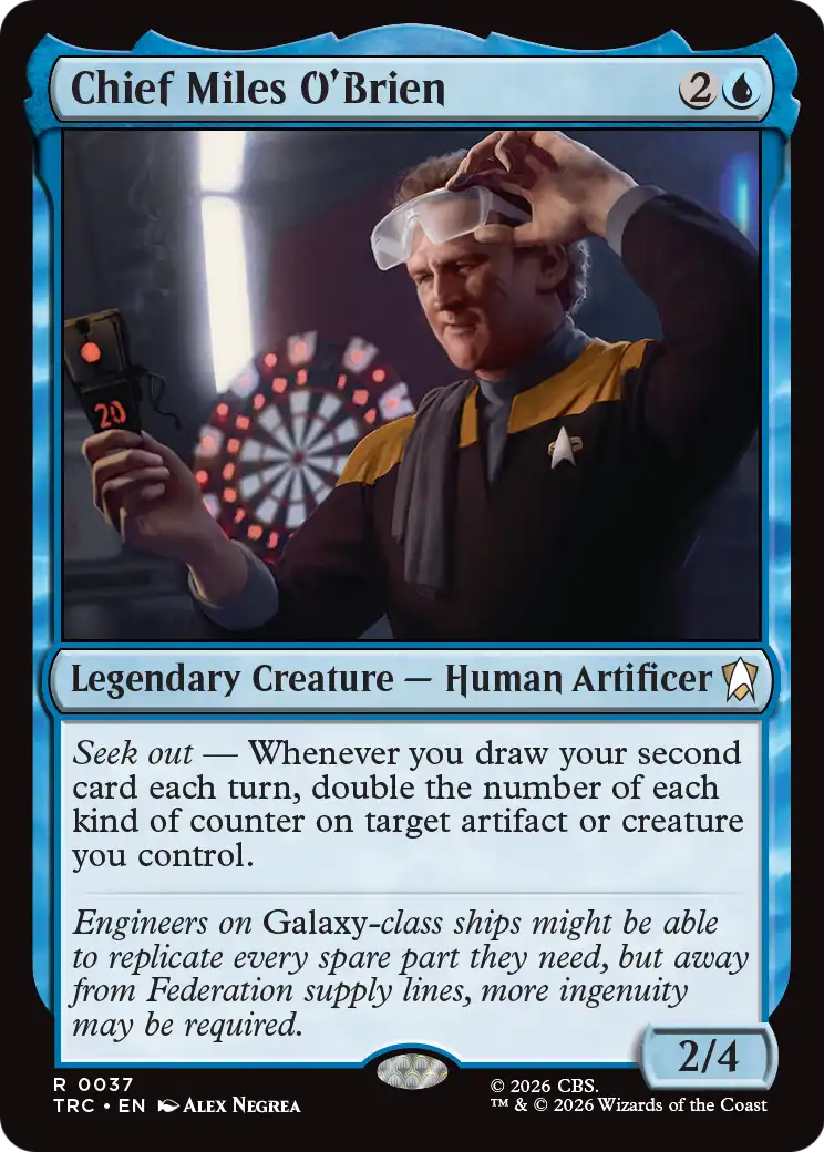 Chief Miles O'Brien (Surge Foil) [Star Trek Commander] - Destination Retro