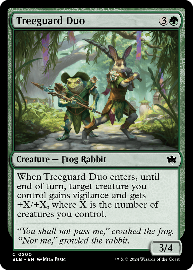Treeguard Duo [Bloomburrow] - Destination Retro