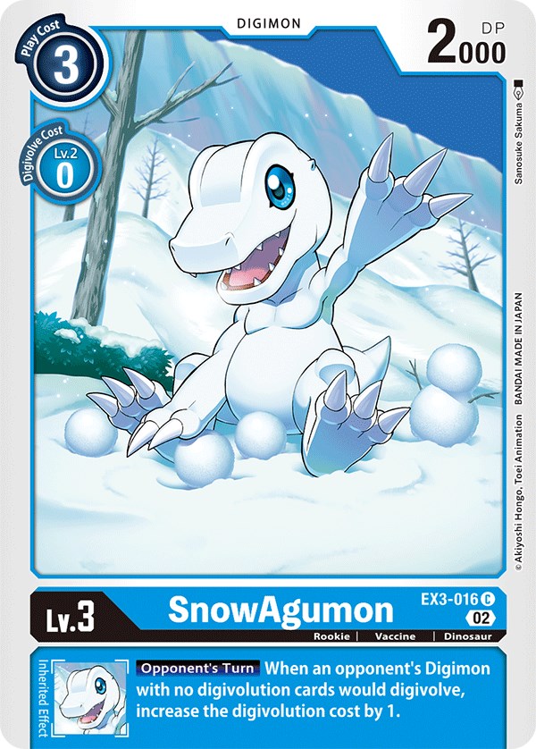 SnowAgumon [EX3-016] [Draconic Roar] - Destination Retro