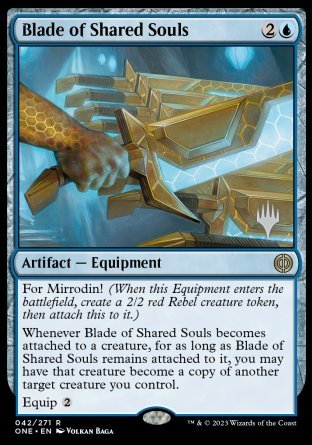 Blade of Shared Souls (Promo Pack) [Phyrexia: All Will Be One Promos] - Destination Retro
