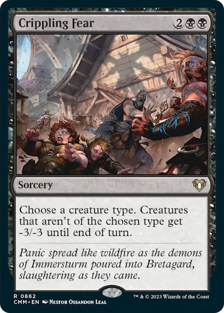 Crippling Fear [Commander Masters] - Destination Retro