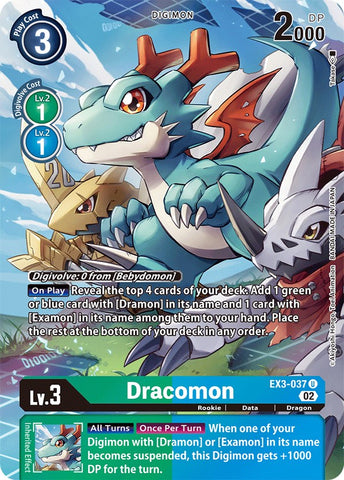 Dracomon [EX3-037] (Alternate Art) [Draconic Roar] - Destination Retro