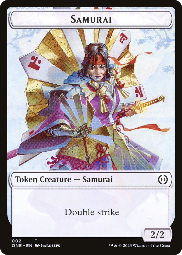 Samurai Token [Phyrexia: All Will Be One Tokens] - Destination Retro