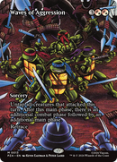 Waves of Aggression (Borderless) [Teenage Mutant Ninja Turtles Eternal-Legal] - Destination Retro