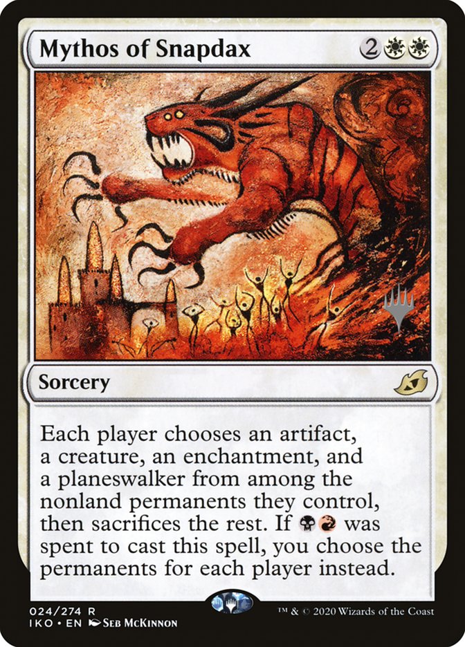 Mythos of Snapdax (Promo Pack) [Ikoria: Lair of Behemoths Promos] - Destination Retro