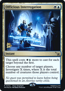 Officious Interrogation [Murders at Karlov Manor Prerelease Promos] - Destination Retro