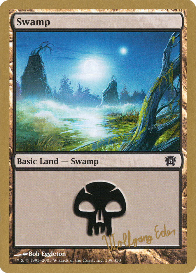 Swamp (we339) (Wolfgang Eder) [World Championship Decks 2003] - Destination Retro