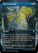 Fact or Fiction (Borderless Alternate Art) [Commander Masters] - Destination Retro