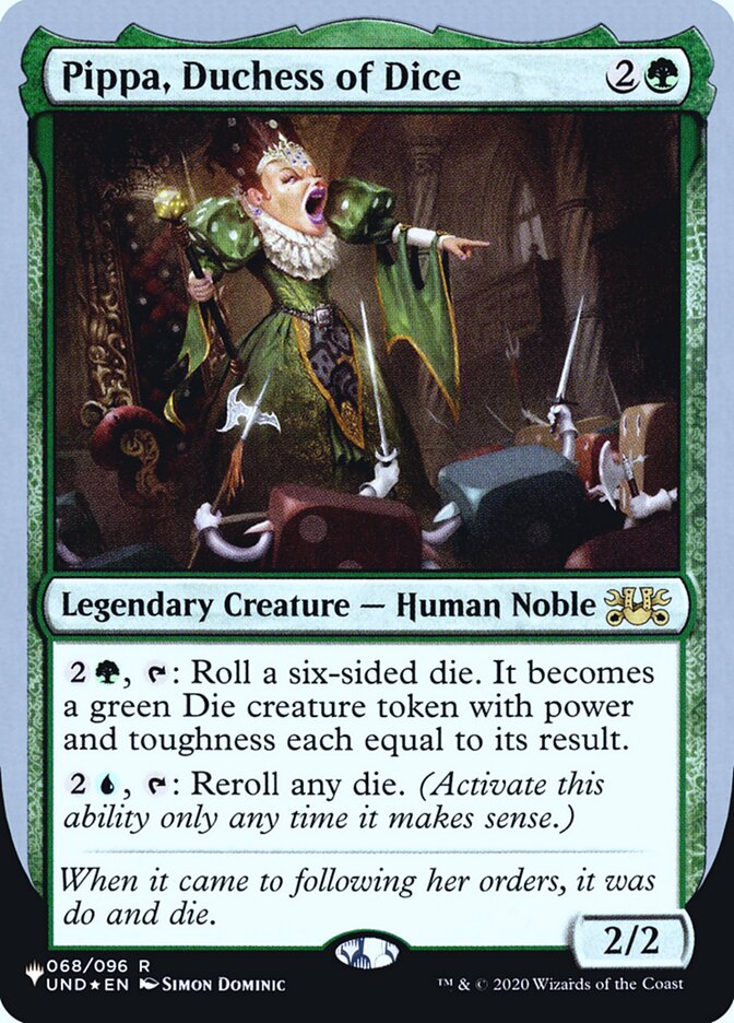 Pippa, Duchess of Dice (Unfinity Foil Edition) [The List] - Destination Retro