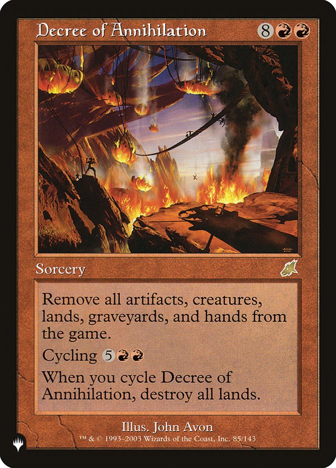 Decree of Annihilation [The List] - Destination Retro