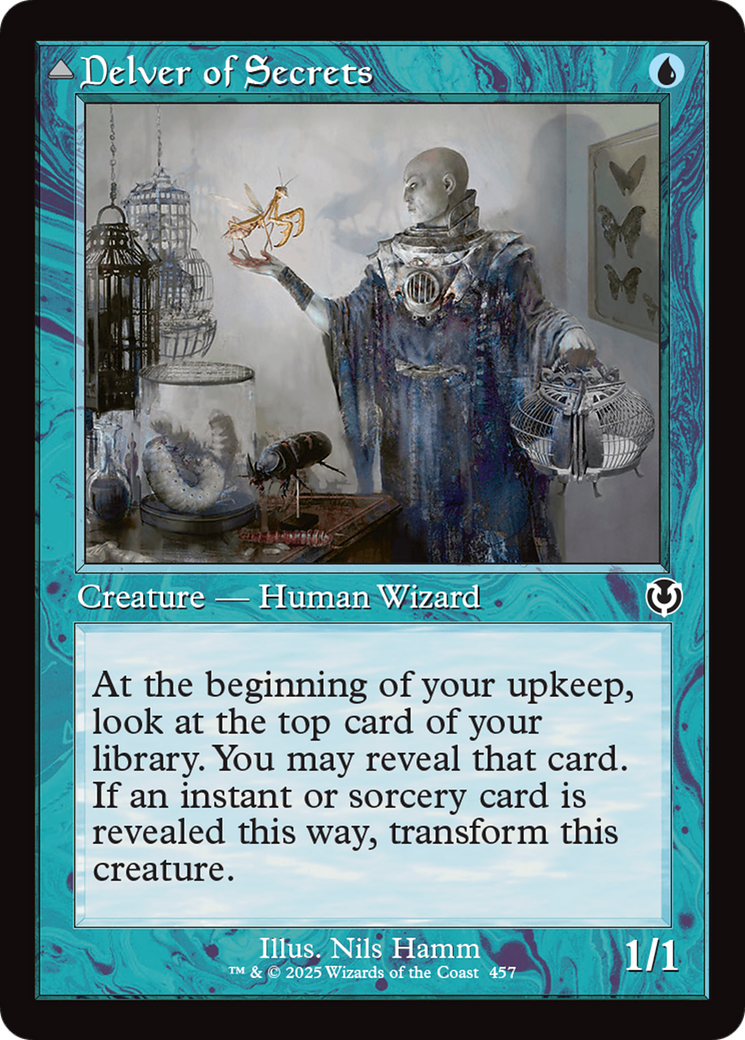 Delver of Secrets // Insectile Aberration (Retro Frame) [Innistrad Remastered] - Destination Retro