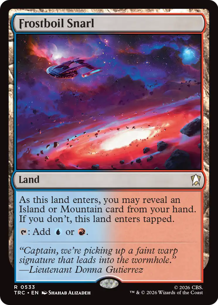 Frostboil Snarl (Surge Foil) [Star Trek Commander] - Destination Retro