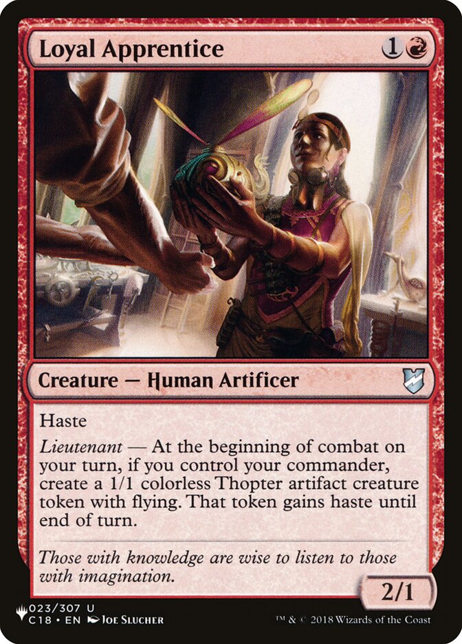 Loyal Apprentice [The List] - Destination Retro