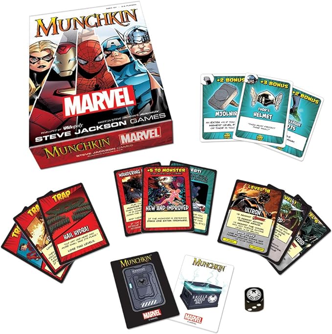 Munchkin: Marvel Board Game - Destination Retro