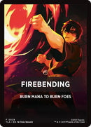 Firebending Theme Card (0029) [Avatar: The Last Airbender Tokens] - Destination Retro