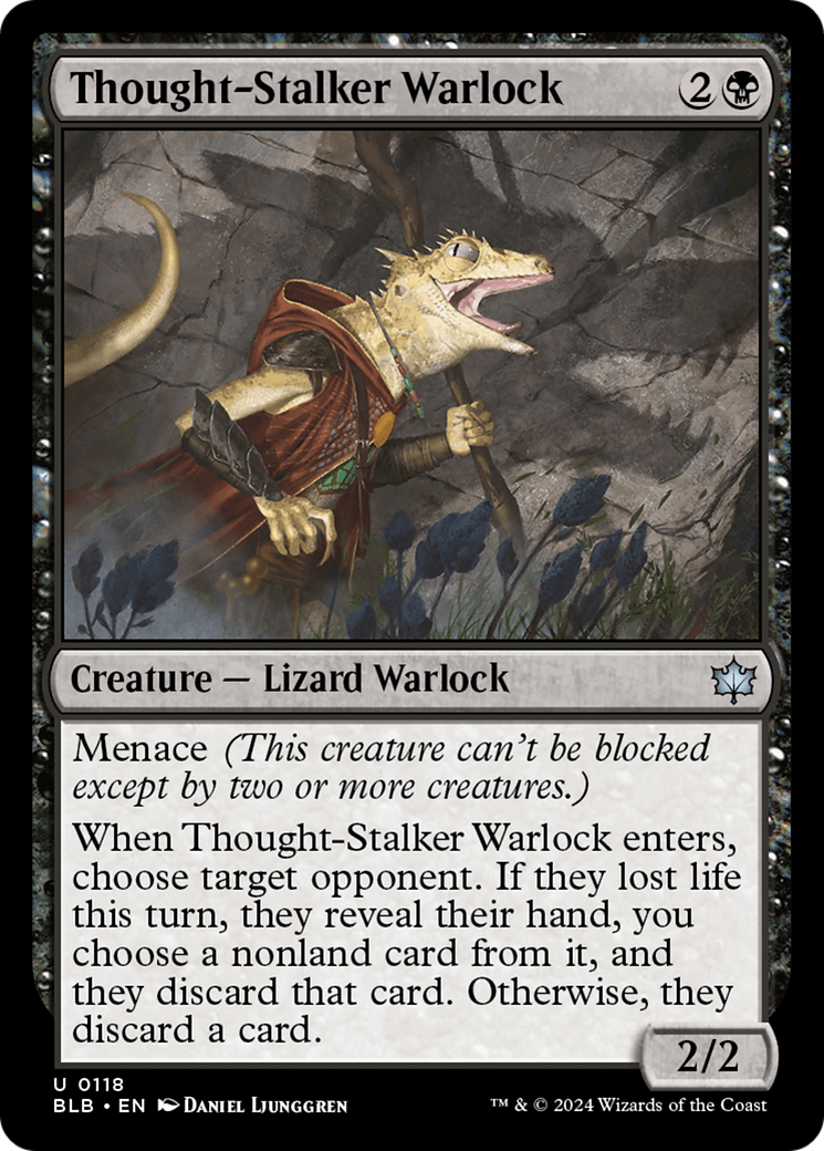 Thought-Stalker Warlock [Bloomburrow] - Destination Retro