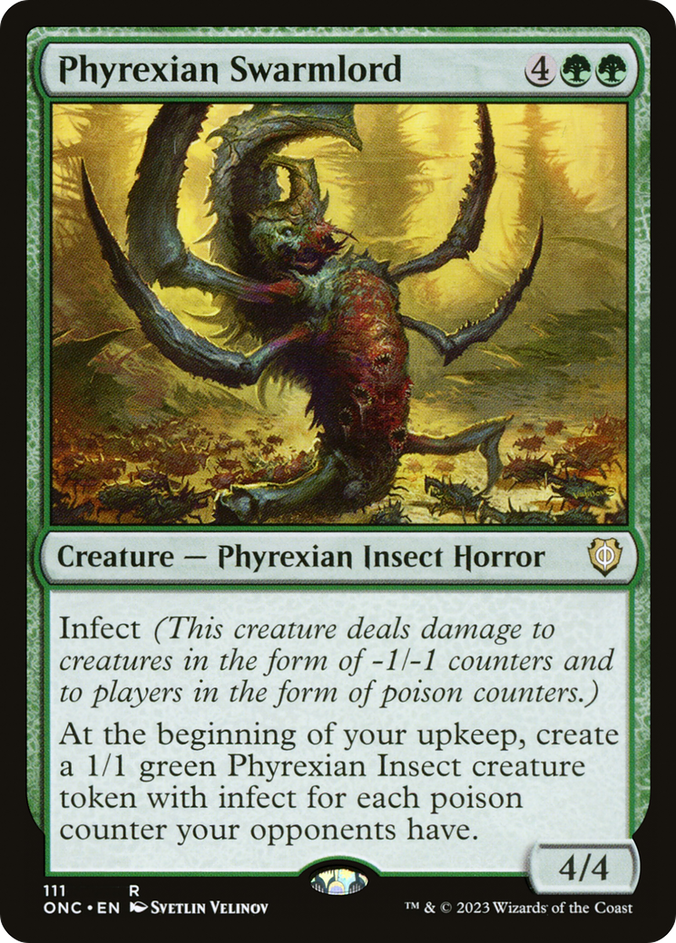 Phyrexian Swarmlord [Phyrexia: All Will Be One Commander] - Destination Retro