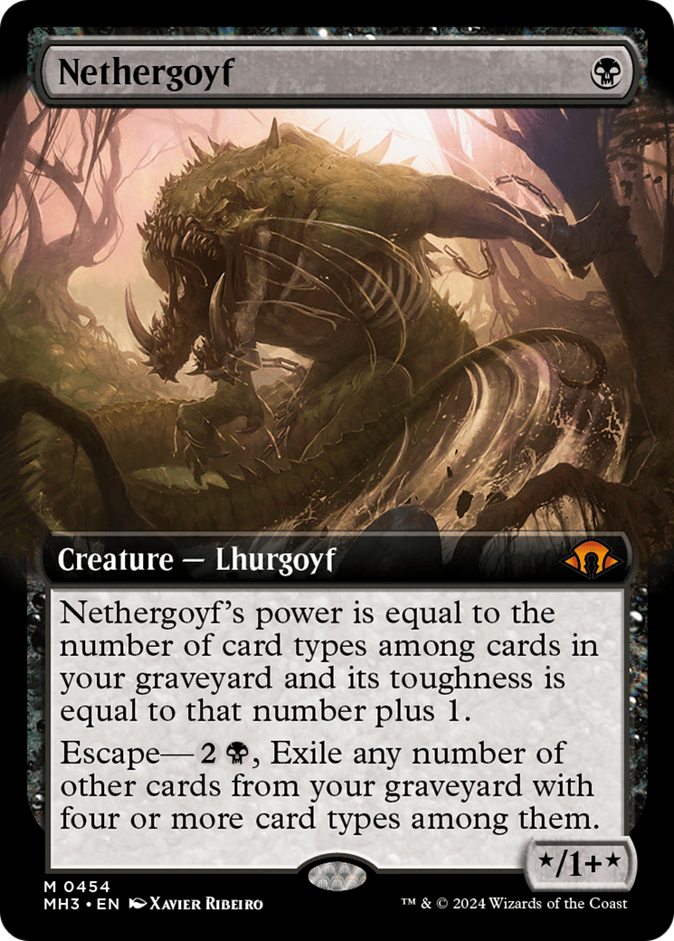 Nethergoyf (Extended Art) [Modern Horizons 3] - Destination Retro