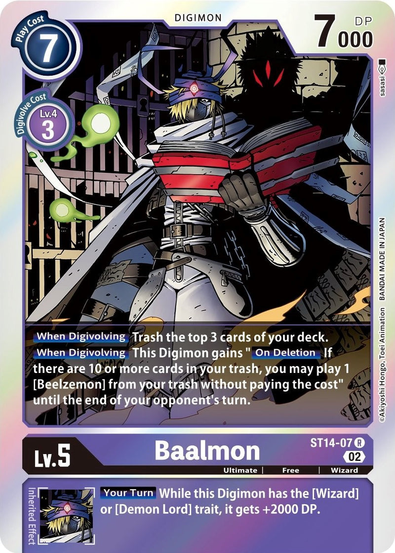 Baalmon [ST14-07] [Starter Deck: Beelzemon Advanced Deck Set] - Destination Retro