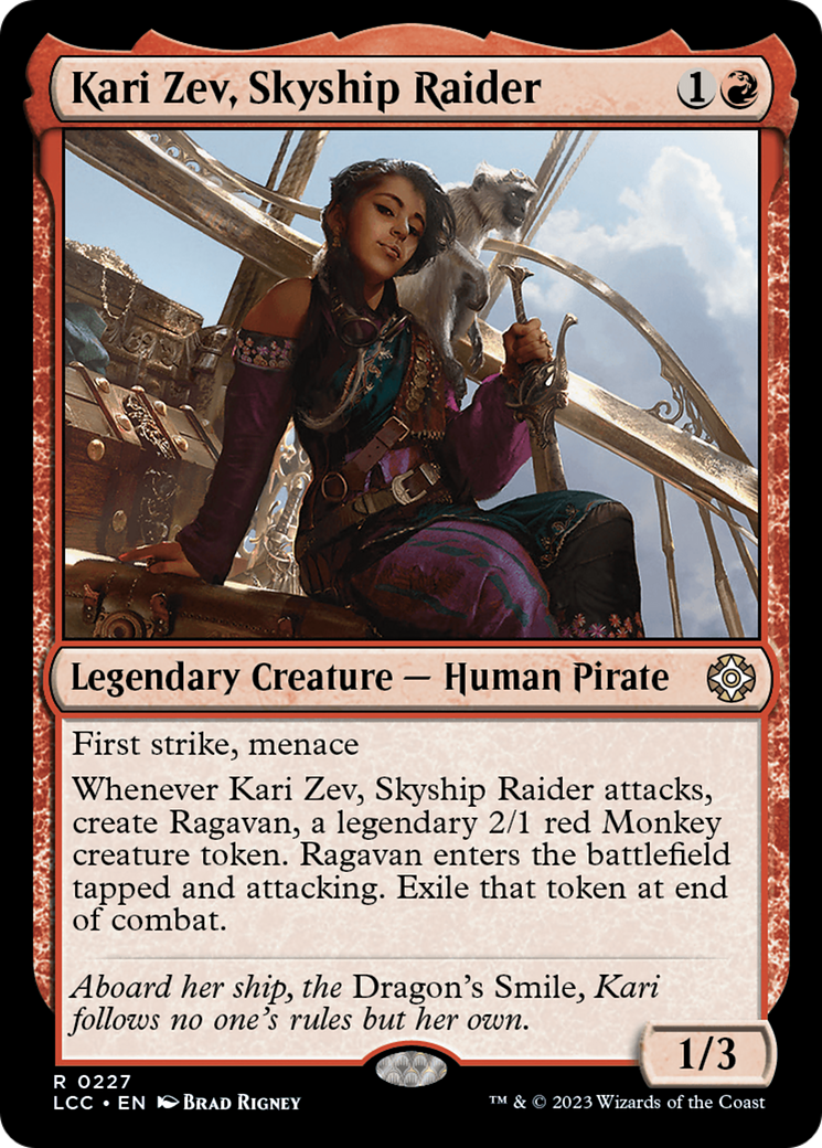 Kari Zev, Skyship Raider [The Lost Caverns of Ixalan Commander] - Destination Retro