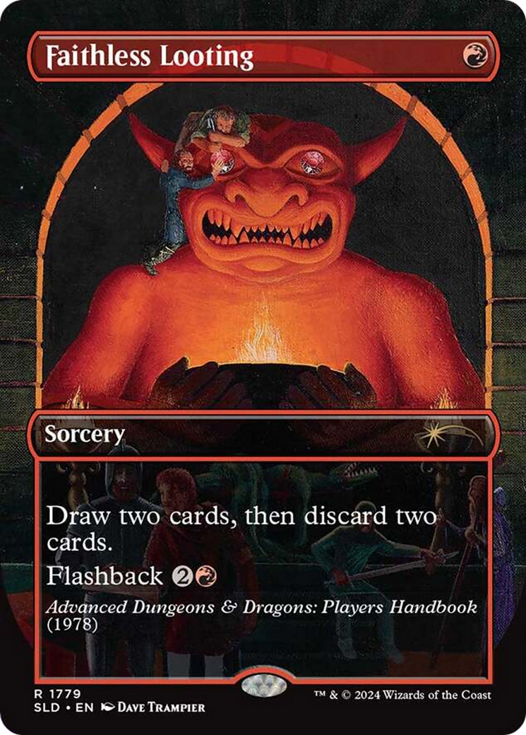 Faithless Looting (Rainbow Foil) [Secret Lair Drop Series] - Destination Retro