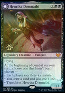 Henrika Domnathi // Henrika, Infernal Seer [Innistrad: Crimson Vow Prerelease Promos] - Destination Retro