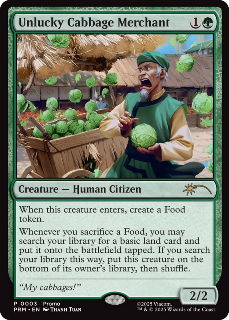 Unlucky Cabbage Merchant [Wizards Play Network 2025] - Destination Retro