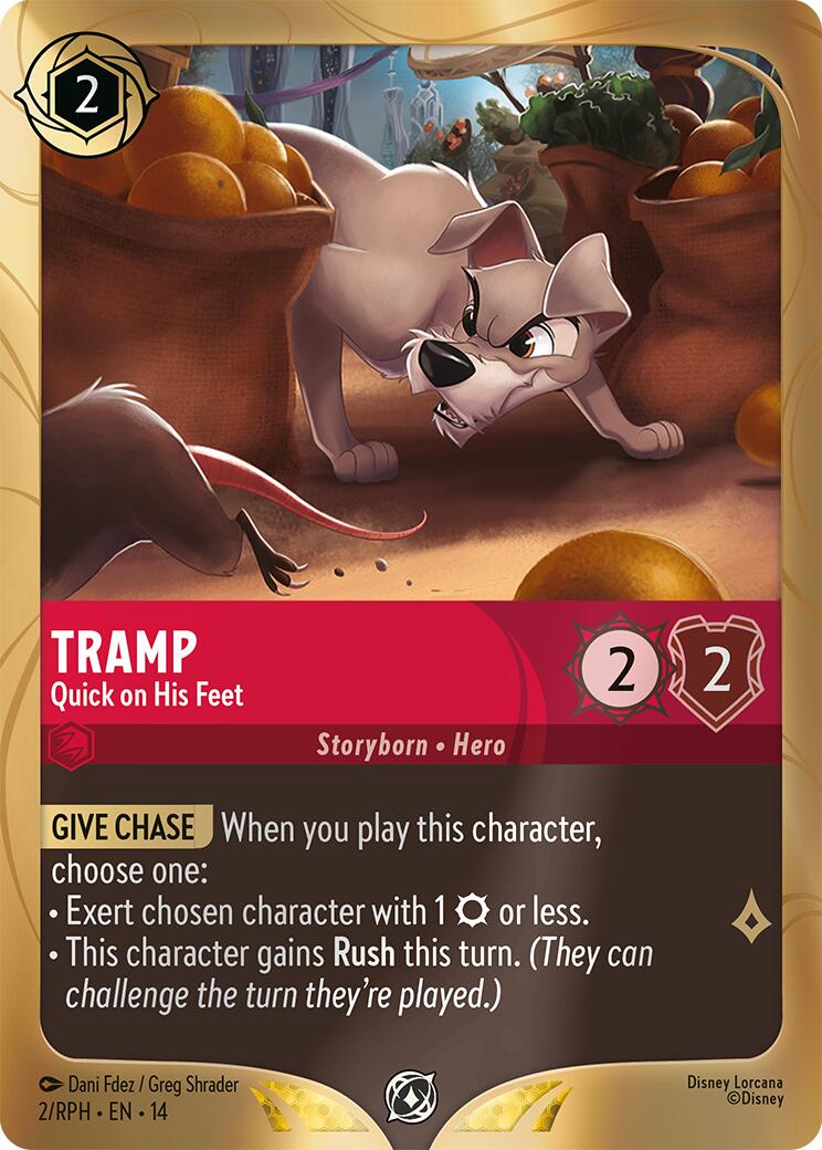 Tramp - Quick on His Feet (2) [Promo Cards] - Destination Retro