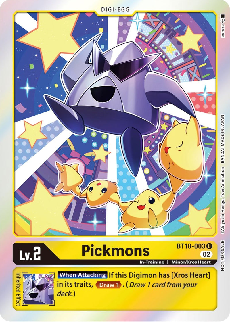 Pickmons [BT10-003] (Official Tournament Pack Vol.8) [Xros Encounter Promos] - Destination Retro