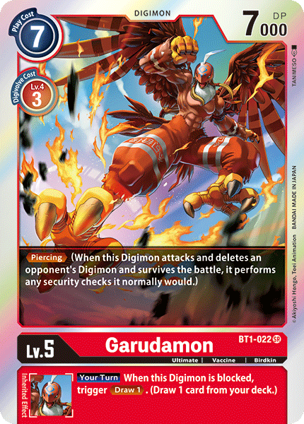 Garudamon [BT1-022] [Release Special Booster Ver.1.0] - Destination Retro