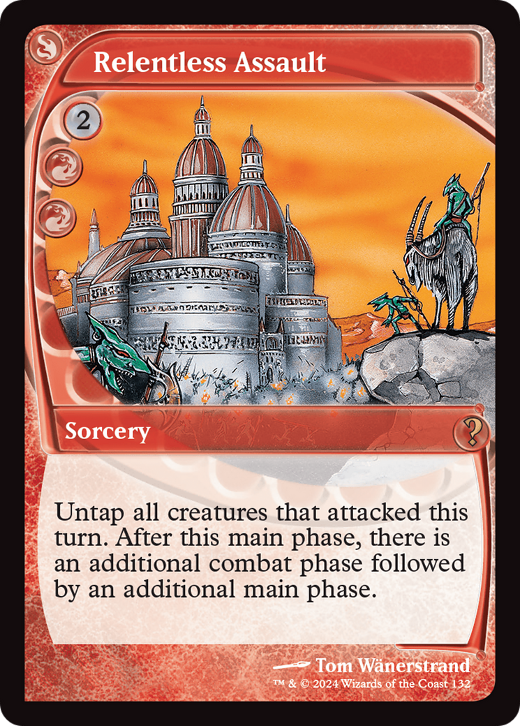 Relentless Assault (Future Sight) [Mystery Booster 2] - Destination Retro