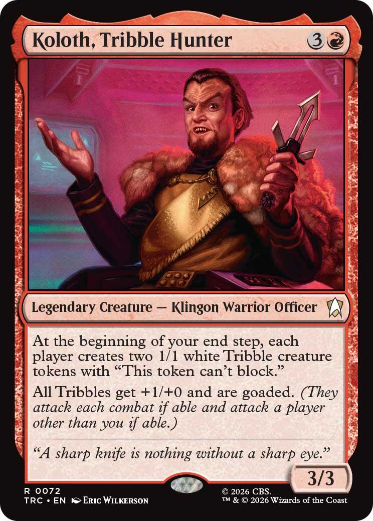 Koloth, Tribble Hunter [Star Trek Commander] - Destination Retro