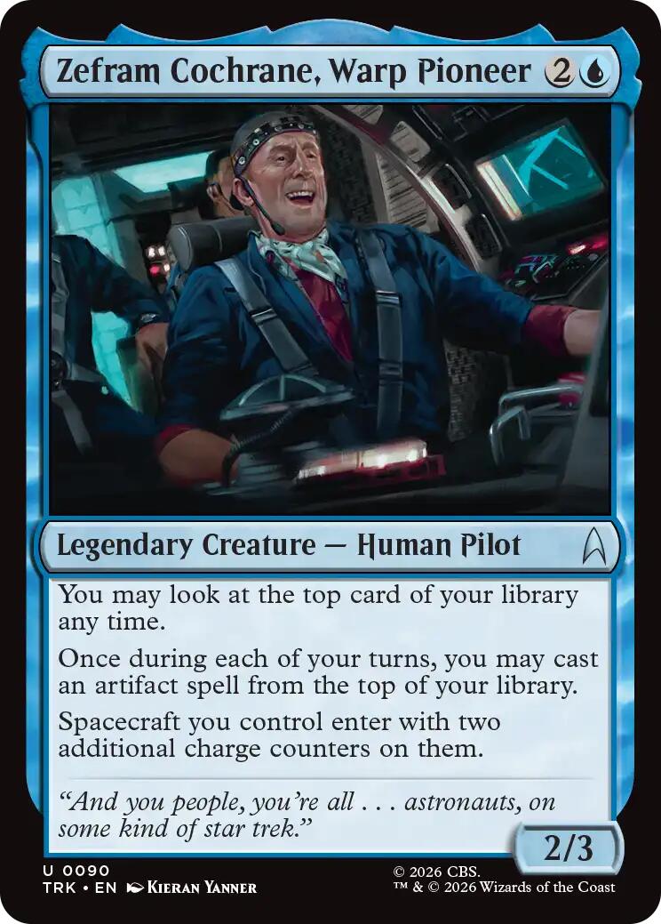Zephram Cochrane, Warp Pioneer [Star Trek] - Destination Retro