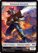 Dinosaur Soldier // Copy Double-Sided Token [Teenage Mutant Ninja Turtles Tokens] - Destination Retro