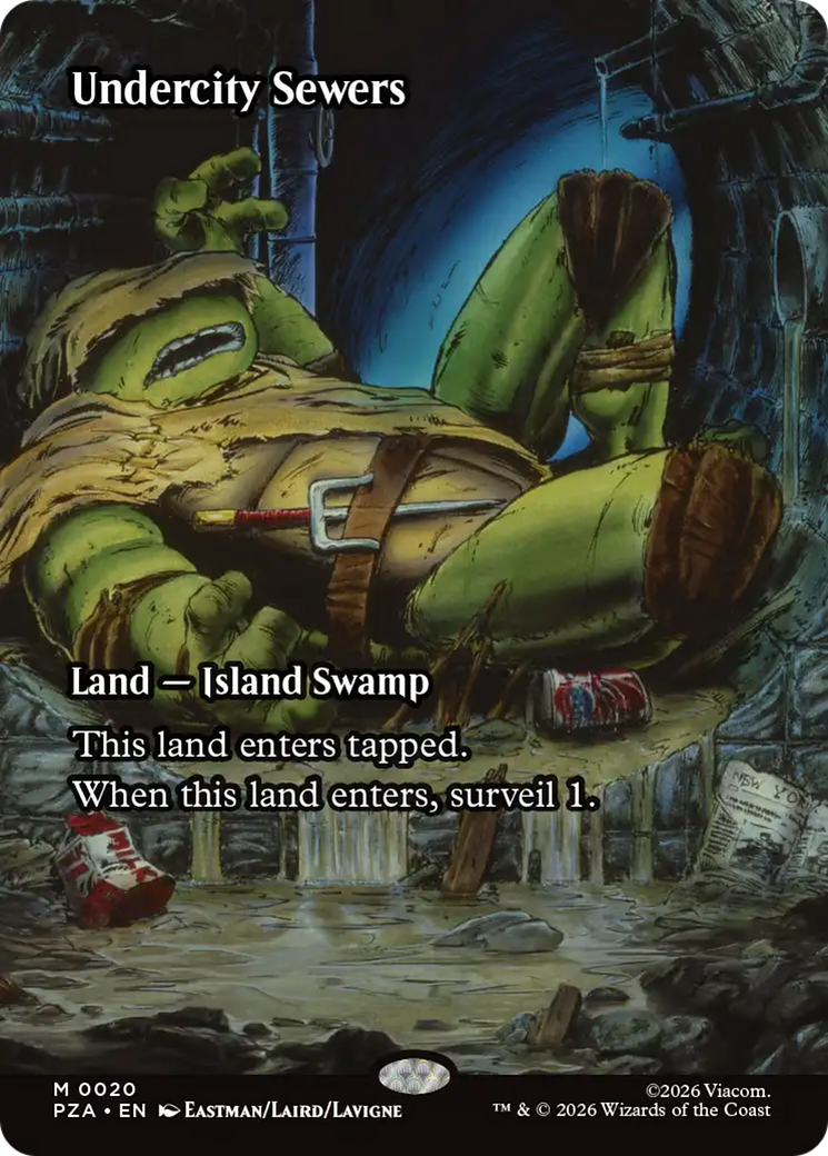 Undercity Sewers (Borderless) [Teenage Mutant Ninja Turtles Eternal-Legal] - Destination Retro