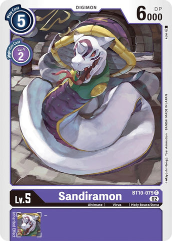 Sandiramon [BT10-079] [Xros Encounter] - Destination Retro