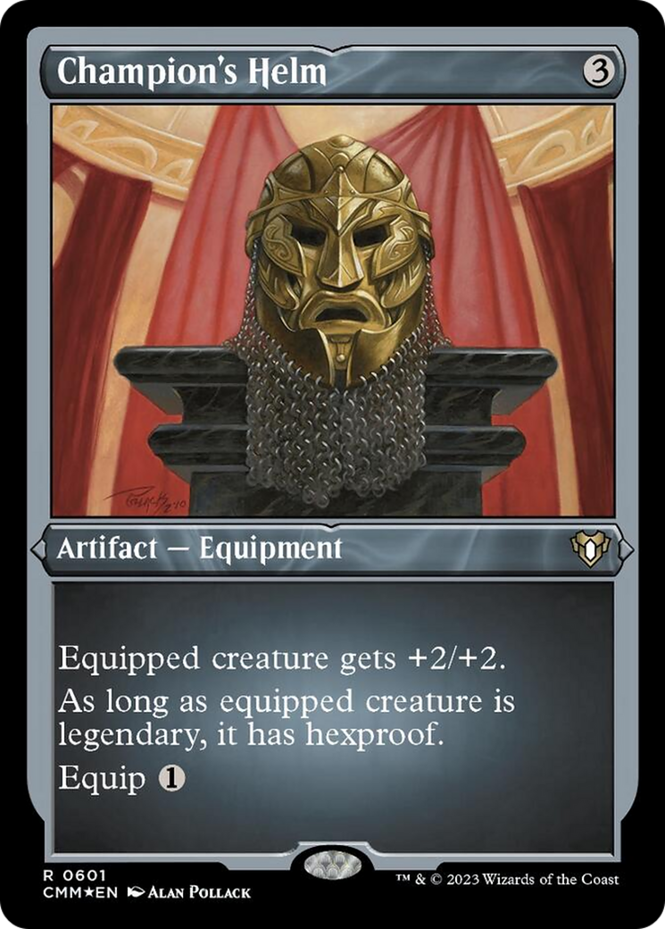Champion's Helm (Foil Etched) [Commander Masters] - Destination Retro