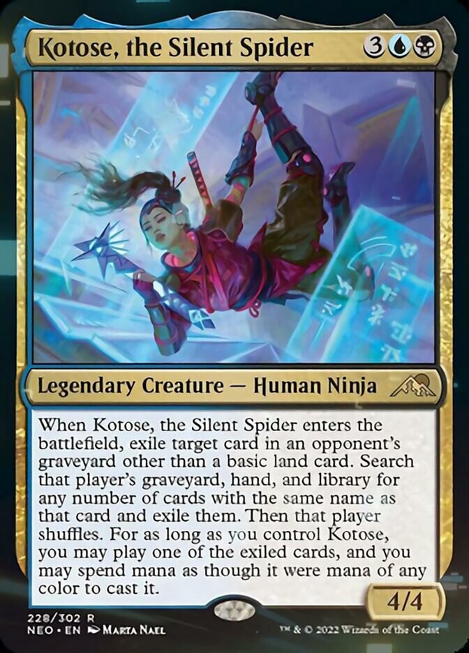 Kotose, the Silent Spider [Kamigawa: Neon Dynasty] - Destination Retro