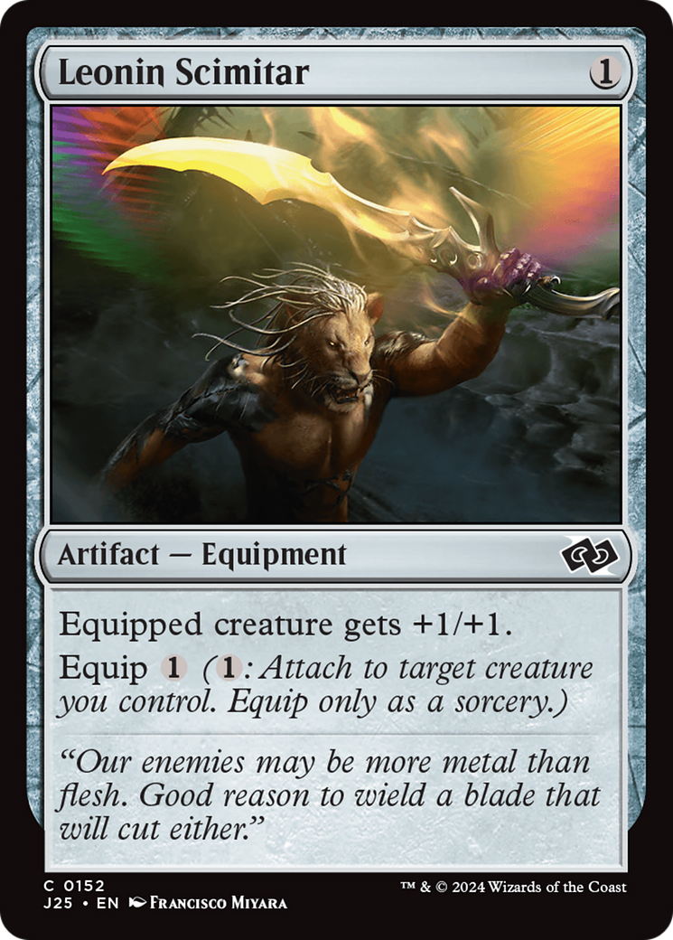 Leonin Scimitar [Foundations Jumpstart] - Destination Retro