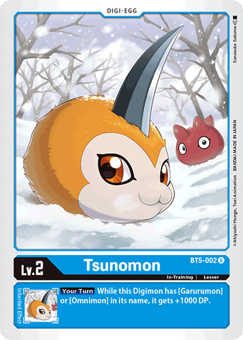 Tsunomon [BT5-002] [Battle of Omni] - Destination Retro