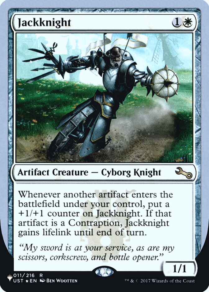 Jackknight (Unfinity Foil Edition) [The List] - Destination Retro