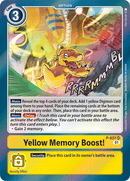 Yellow Memory Boost! [P-037] [Promotional Cards] - Destination Retro