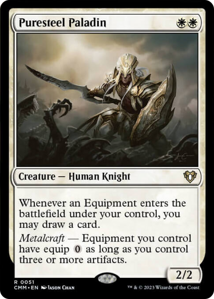 Puresteel Paladin [Commander Masters] - Destination Retro