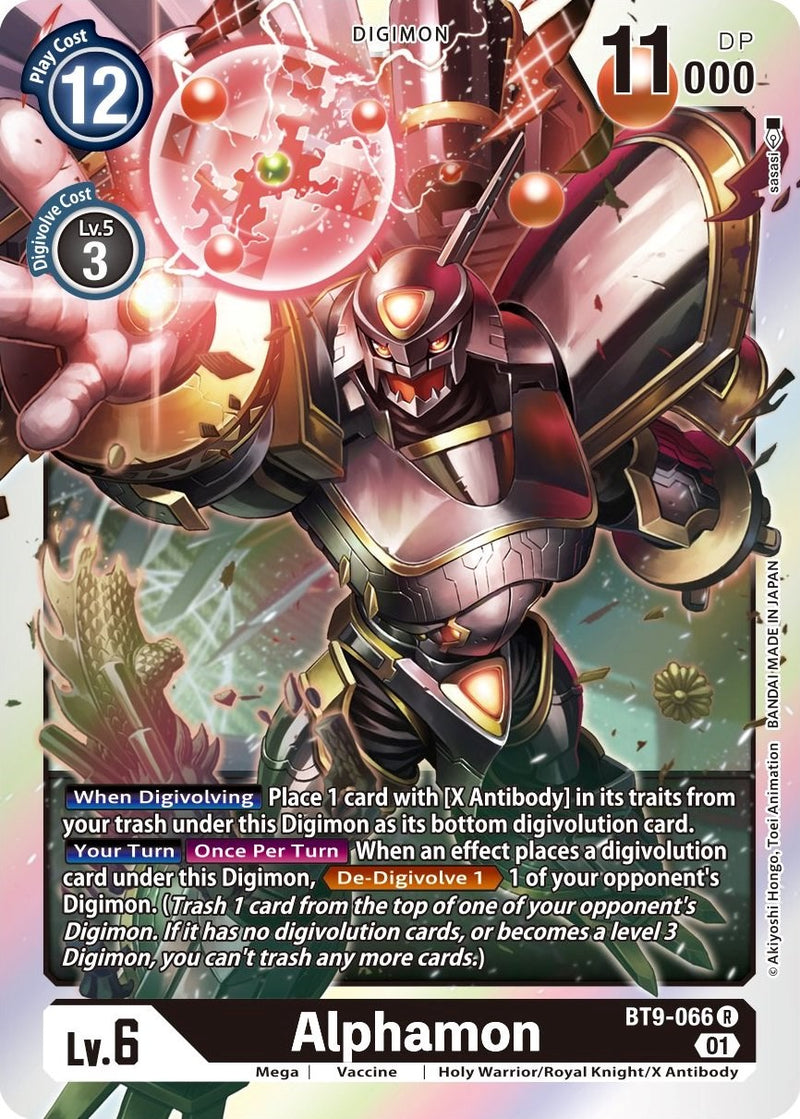 Alphamon [BT9-066] [X Record] - Destination Retro
