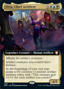 Urza, Chief Artificer (Extended Art) [The Brothers' War Commander] - Destination Retro