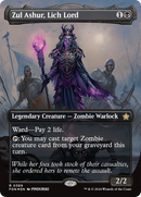 Zul Ashur, Lich Lord (Borderless) (Mana Foil) [Foundations] - Destination Retro
