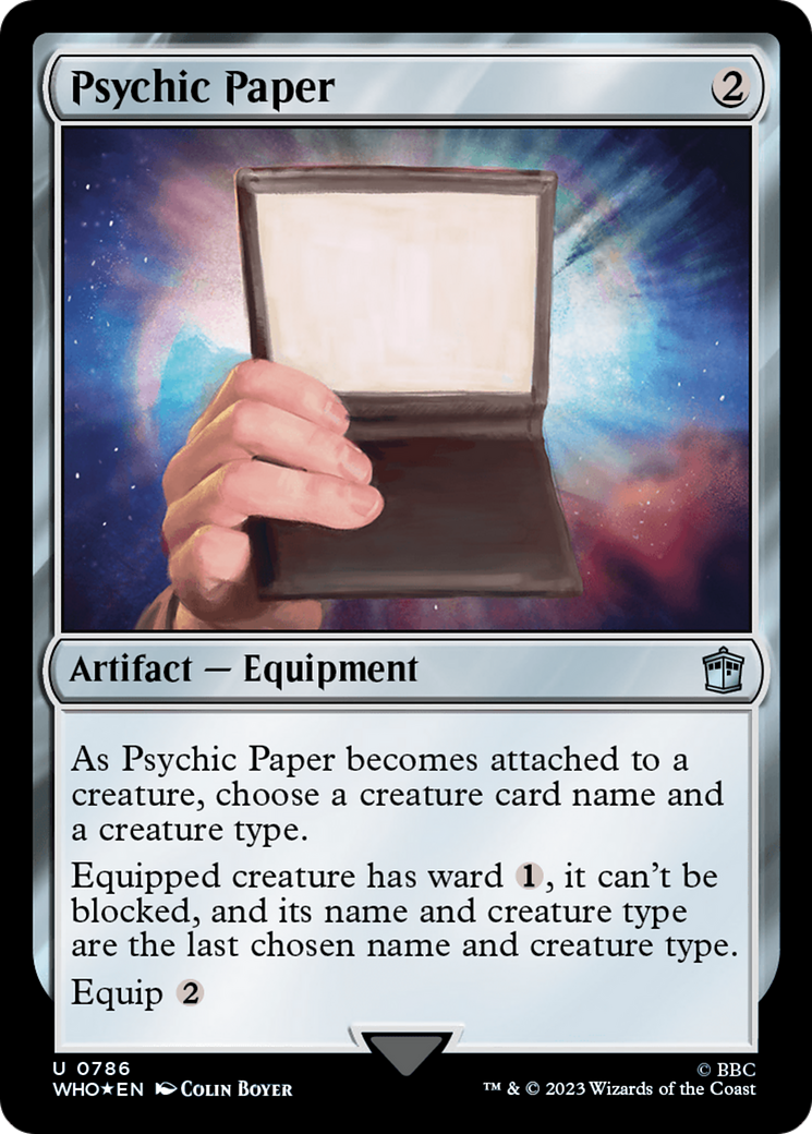 Psychic Paper (Surge Foil) [Doctor Who] - Destination Retro