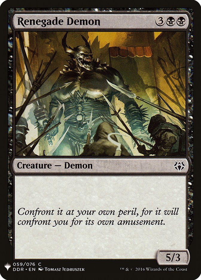 Renegade Demon [Mystery Booster] - Destination Retro