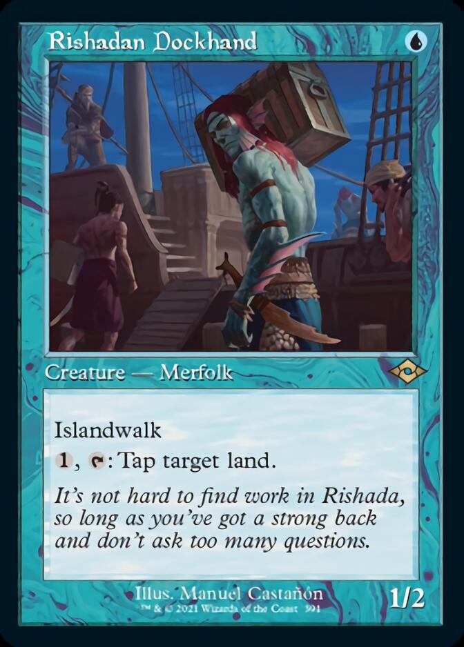 Rishadan Dockhand (Retro Foil Etched) [Modern Horizons 2] - Destination Retro